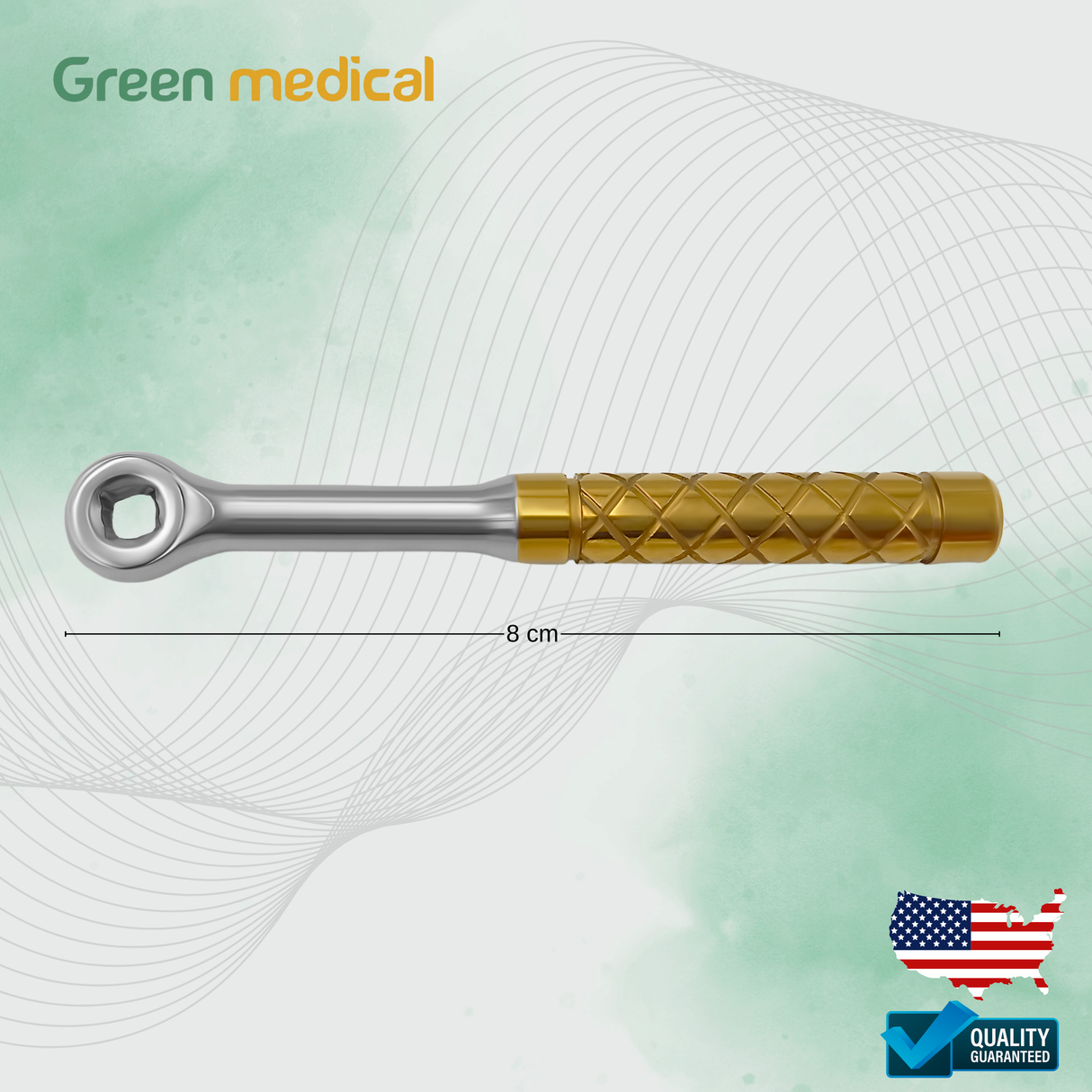 Ratchet Wrench Dental Implant 4mm Square Rachet Dental Instruments