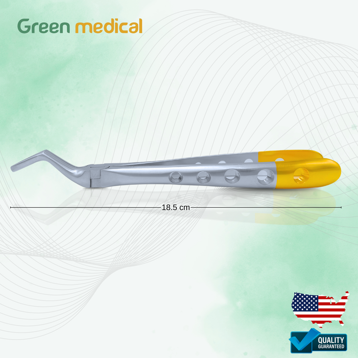 DENTAL EXTRACTION FORCEPS F-18 UPPER ROOT FRAGMENT NARROW