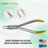 Bracket Debonding Plier-45 Degree Angled For Anterior / Posterior Teeth