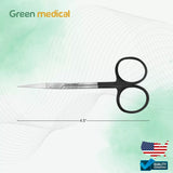 Supercut TC Iris Scissors 4.5" Straight, Plastic Surgery Delicate Scissors