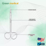 Dental Gum Scissors 4.5" (11.5 cm) Stainless Steel German Grade