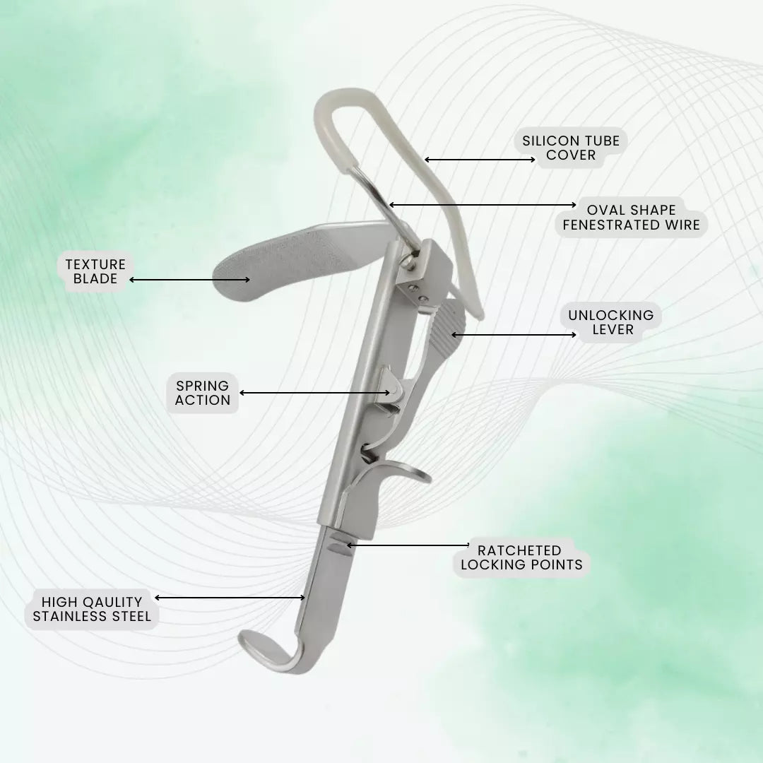 McIvor Mouth Gag for Surgical ENT, Dental, ANESTHESIA & Laryngeal German Grade