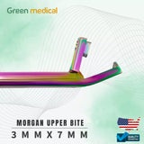 Tischler Morgan Biopsy Forceps 3mmx7mm Upper Bite Titanium Rainbow Multi Color