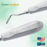 Right Angled 6" Apical Root Elevator #303 Extracting Luxating Dental Instrument