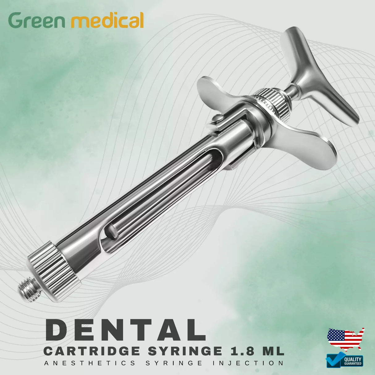 Dental Cartridge Syringe 1.8 ml Anesthetic Syringe Injection