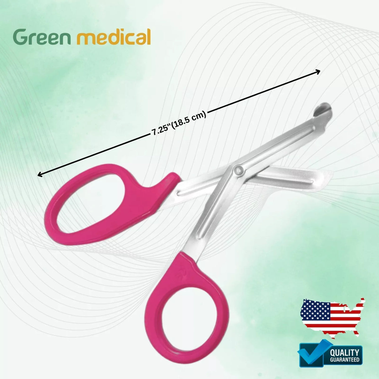 Medical Paramedic Nurse Pink Utility Scissors EMT / Trauma. Magenta