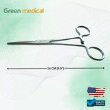 Premium Crile Hemostat Locking Forceps 5.5" Straight Surgical Instrument