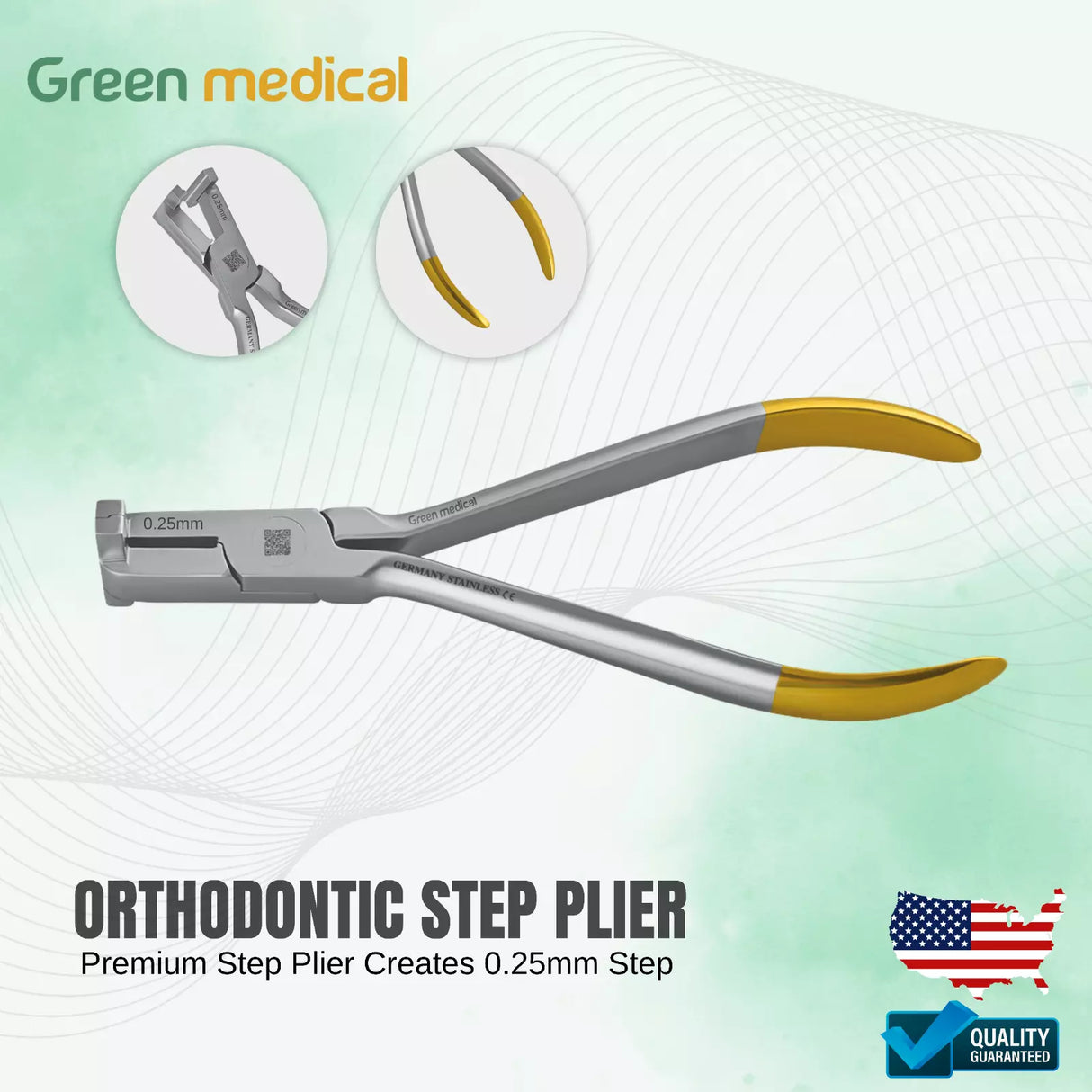 ORTHODONTIC STEP PLIER BANDING 0.25MM Steps