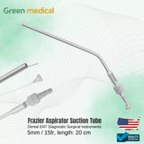 Frazier Suction Surgical Tube 15fr (5mm) 20cm Aspirator Diagnostic Instruments