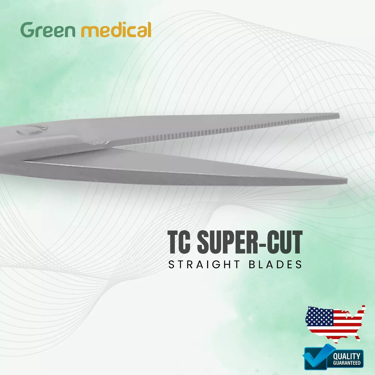 Supercut TC Iris Scissors 4.5" Straight, Plastic Surgery Delicate Scissors