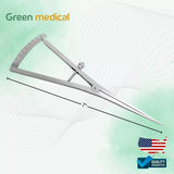 Long Castroviejo Caliper 17cm Straight Dental Instrument 0 to 40 MM German Grade