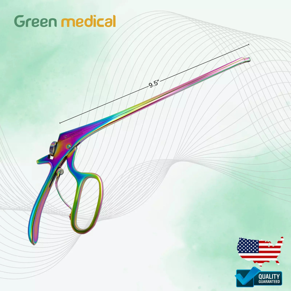 Townsend Baby Tischler Biopsy Punch Forceps Titanium Rainbow Multi Color 9.5"