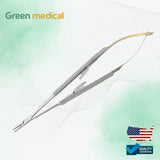 Castroviejo Needle Holder 16 cm Straight 6.5 ''with lock TC gold surgical suture