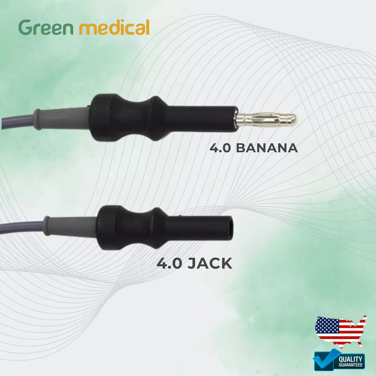 Universal 4-4 Unipolar Coagulation Line Monopolar Cable For Endoscopy