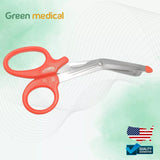 EMT Utility Scissors 5.5" Universal Medical Paramedic First Aid Shears Red