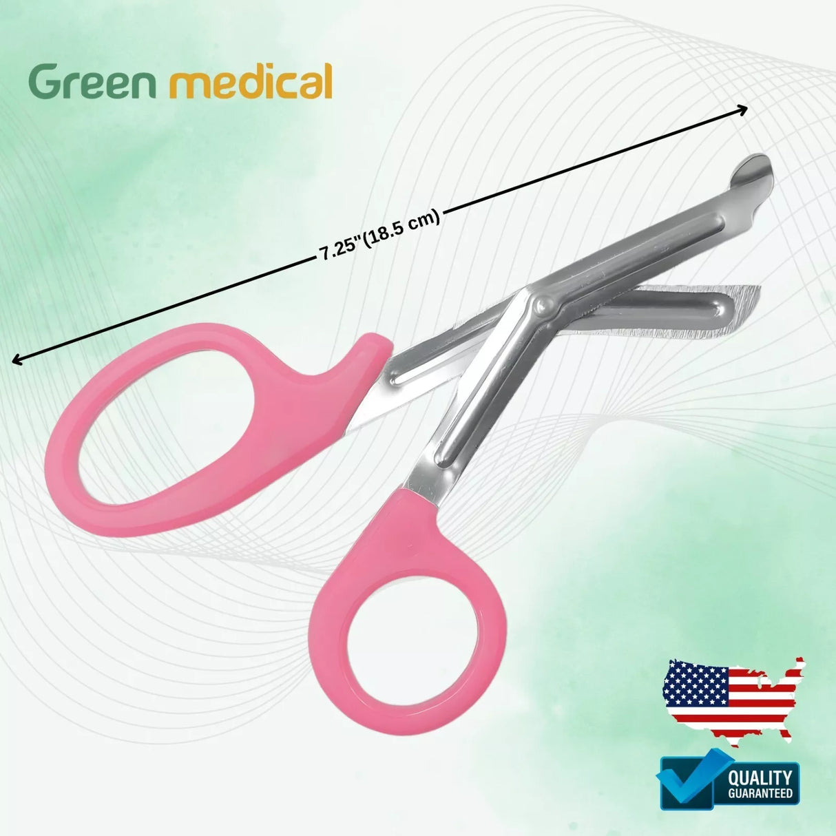 Medical Paramedic Nurse Pink Utility Scissors EMT / Trauma. German Grade