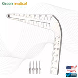 Set of 5 Dental Implant Gauge Surgical Drilling Guide Locator Parallel Depth Pin