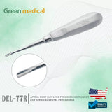 Surgical Dental Elevator Root Tip Luxating Tooth Extraction Tool DEL 77R