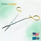 Swedish Micro Needle Holder 6" (15cm) Tungsten Carbide Tip & Gold Plated Handles