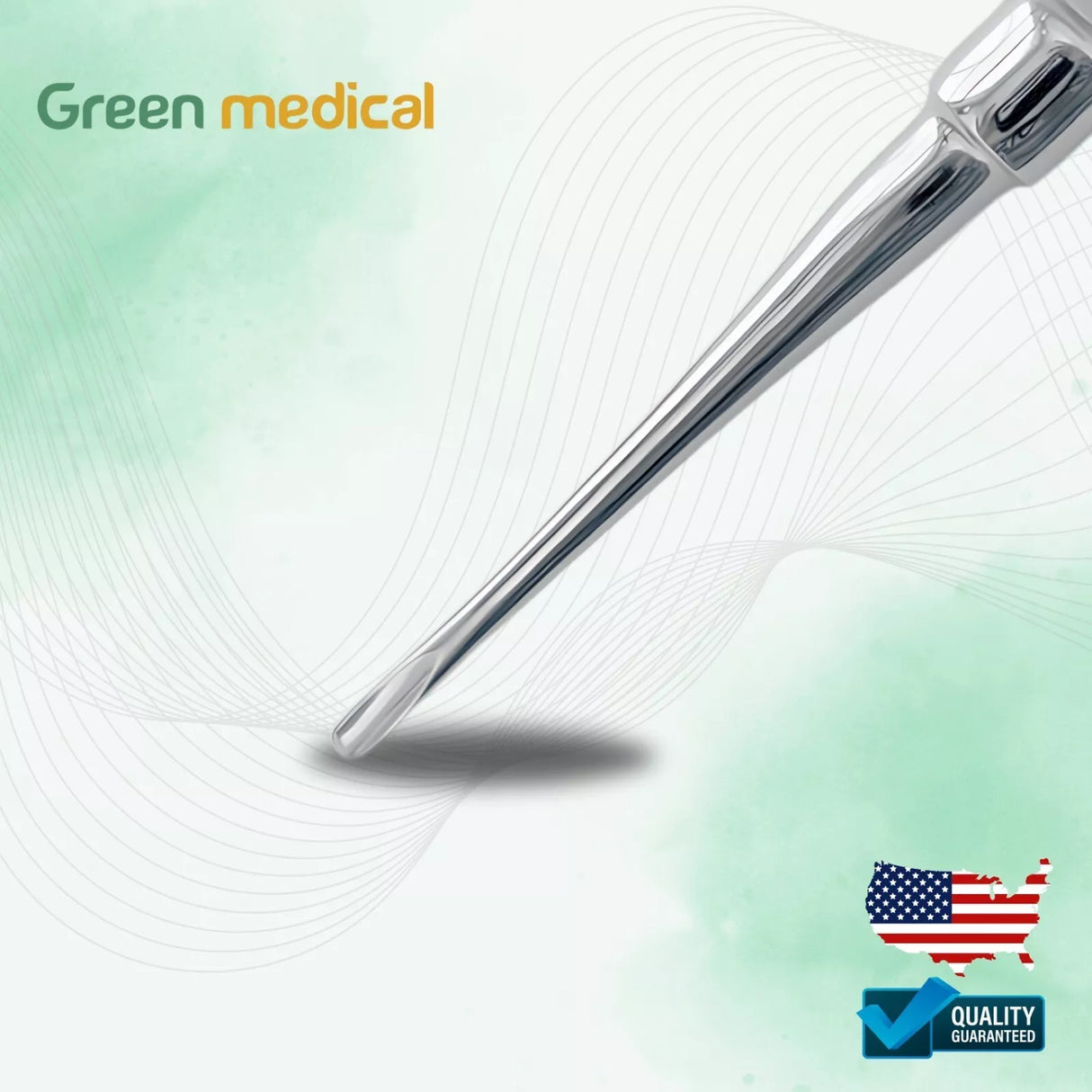 APICAL ROOT DENTAL EXTRACTING STRAIGHT ELEVATOR DEL301 PREMIUM GRADE