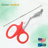 Medical Paramedic Nurse Pink Utility Scissors EMT / Trauma. Red