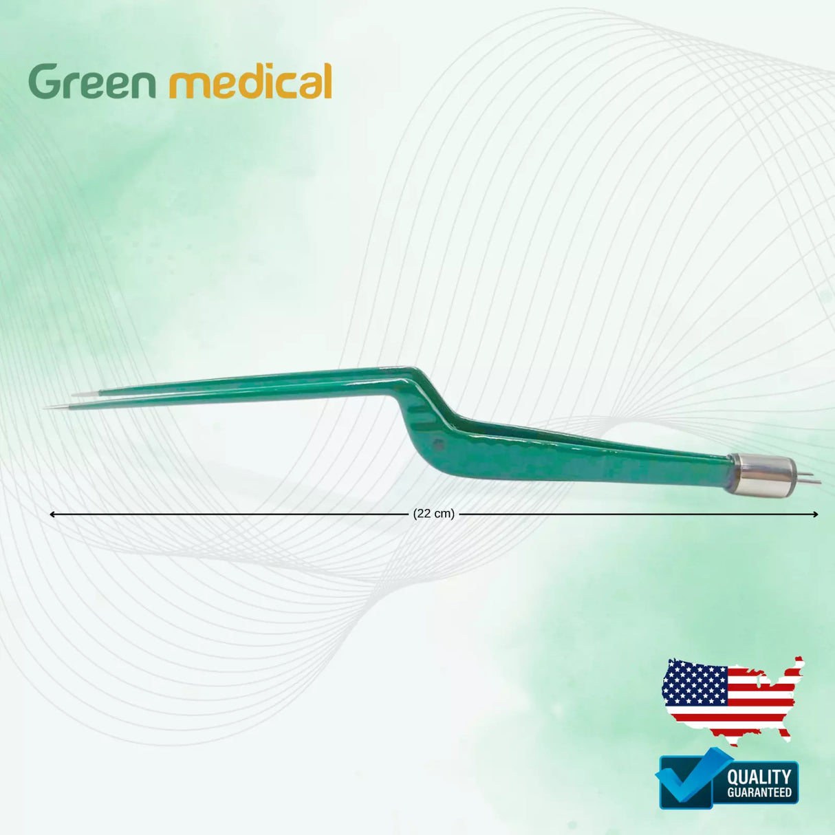 Non-Stick Bipolar Forceps Us Connector 2 pin, 22cm Working Point 0.5mm