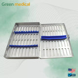 Dental Sterilization Cassette Rack Tray For 10, Pcs Dental Surgical Instruments