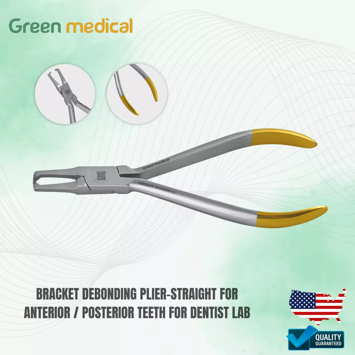 Bracket Debonding Plier-Straight For Anterior / Posterior Teeth For Dentist Lab