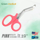 Medical Paramedic Nurse Pink Utility Scissors EMT / Trauma. Neon Pink