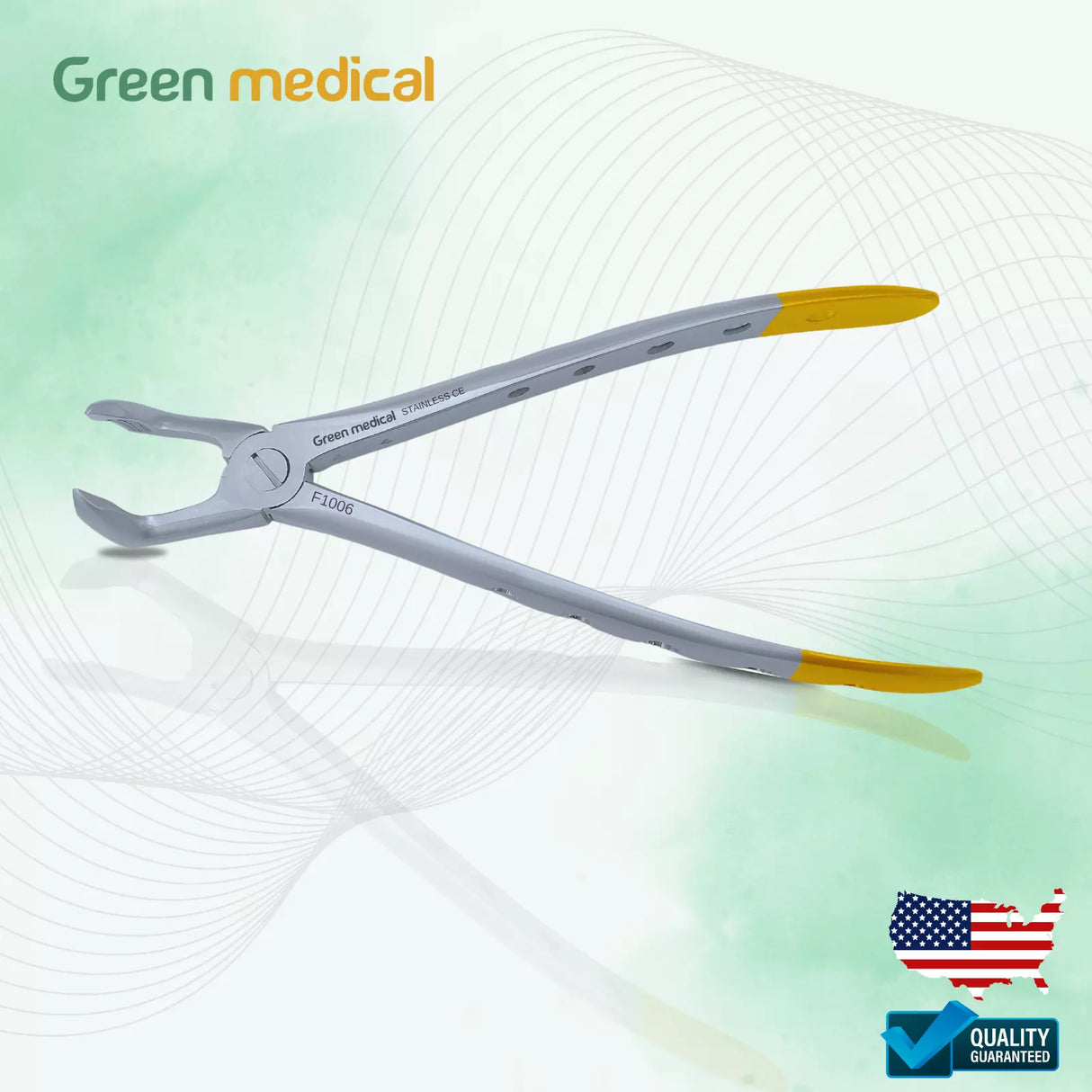 ATRAUMATIC EXTRACTION FORCEPS-LOWER MOLAR MODIFIED COW HORN BEAK