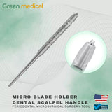 Micro Blade Holder Dental Scalpel Handle Periodontal Microsurgical Surgery Tools