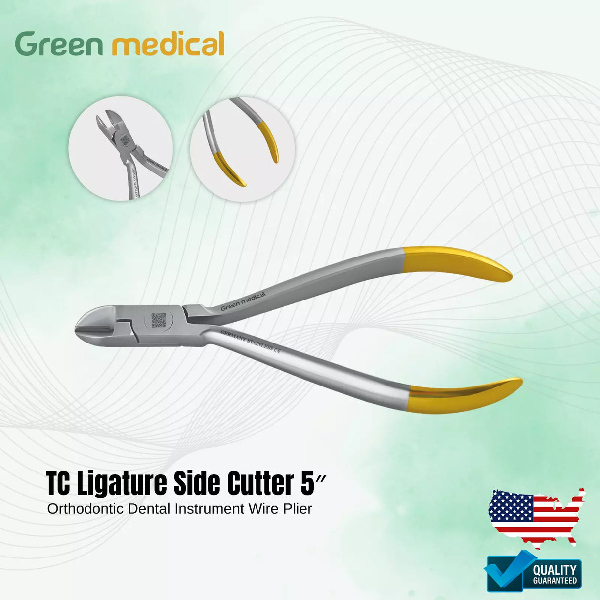 TC Ligature Side Cutter 5″ Orthodontic Dental Instrument Wire Plier