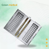 Dental Sterilization Cassette Autoclave Tray Rack Box For 10 Instruments