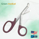 Medical Paramedic Nurse Pink Utility Scissors EMT / Trauma. Burgundy