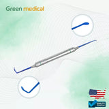 9 Pcs Set of Sinus Lift Instruments With Titanium Coated Blue Tips Hollow Handle