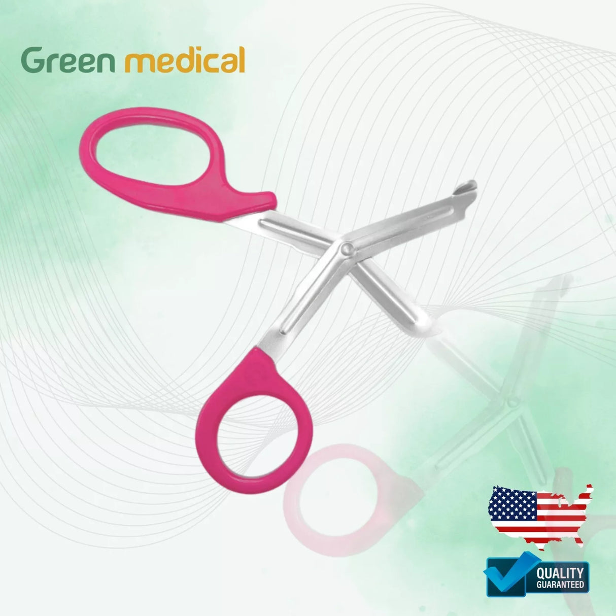 Medical Paramedic Nurse Pink Utility Scissors EMT / Trauma. Magenta