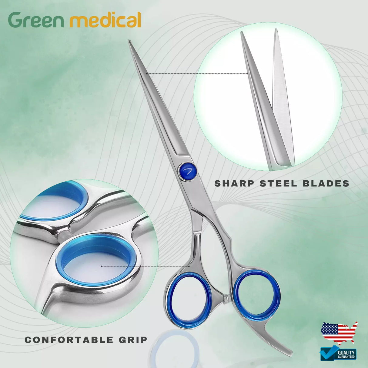 Professional Hair salon Cutting Shears Thinners Hairdressing Barber Scissors Set