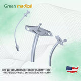 Chevaliar Jackson Tracheostomy Tube Tracheotomy Metal ENT Surgical Instrumnt