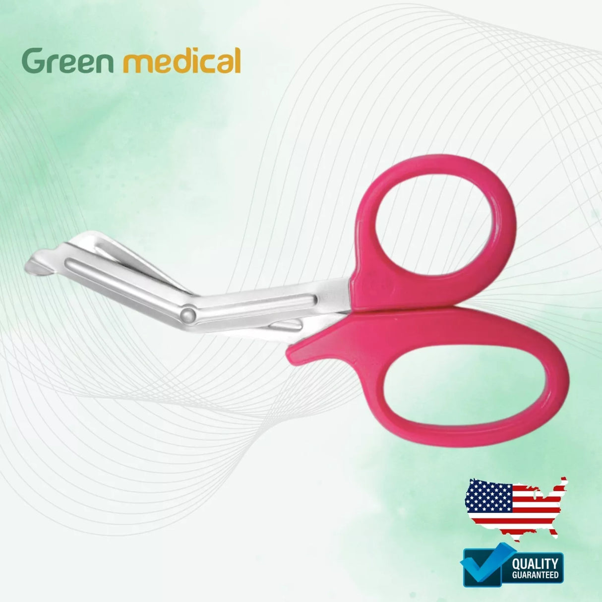 Medical Paramedic Nurse Pink Utility Scissors EMT / Trauma. Magenta