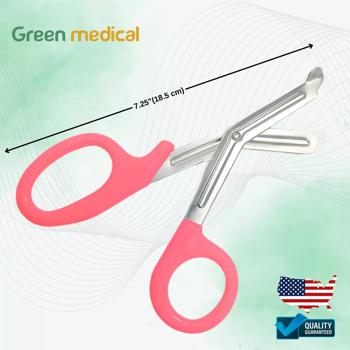 Medical Paramedic Nurse Pink Utility Scissors EMT / Trauma. Neon Pink