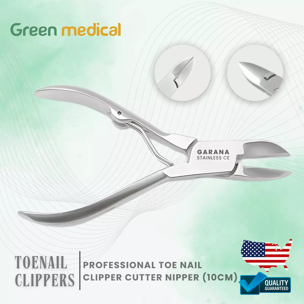 Chiropody Heavy Duty Professional Toe Nail Clippers Cutters Podiatry Tools 10CM