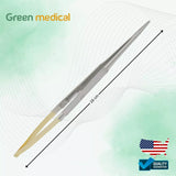 Castroviejo Needle Holder 16 cm Straight 6.5 ''with lock TC gold surgical suture