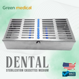 Dental Sterilization Cassette Box Sterile Medium Size