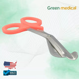 Medical Paramedic Nurse Pink Utility Scissors EMT / Trauma. Orange