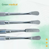 Bone File Set of 4 Soft Tissue Dental Filer Surgery Implant Surgical Instruments