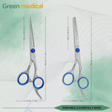 Professional Hair salon Cutting Shears Thinners Hairdressing Barber Scissors Set