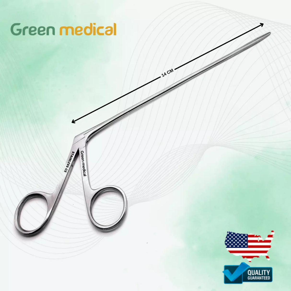 Alligator Ear Forceps 5.5''(14 cm) ENT Surgical & Veterinary Instrument