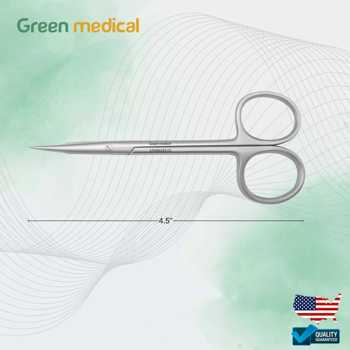 Stevens Tenotomy Scissors 4.5" Curved Surgical Instrument German Grade