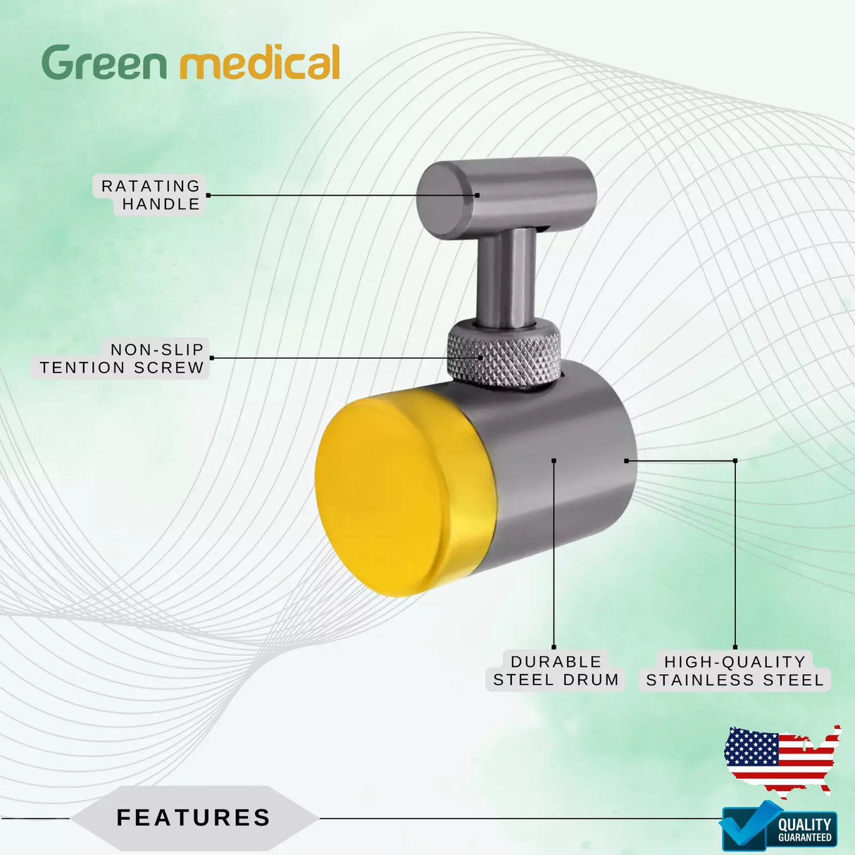 Dental Bone Crusher Mill Grinder Implant Bone Graft Implant Augmentation Tools