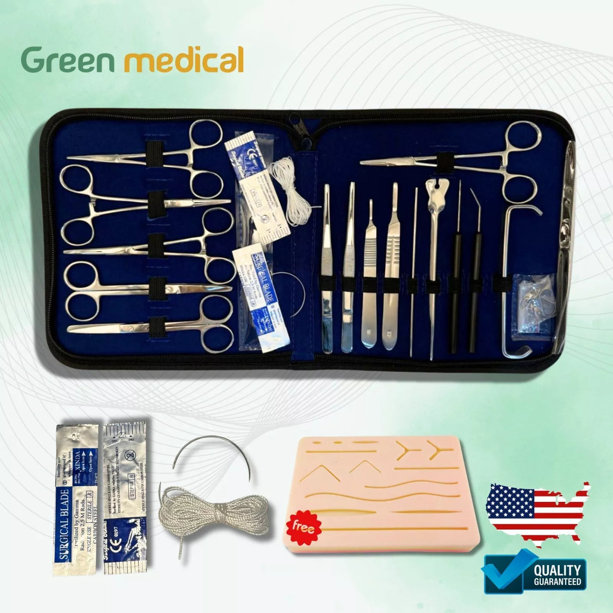 21Pcs Advanced Dissection Kit for Medical Biology & Veterinary Students- Anatomy